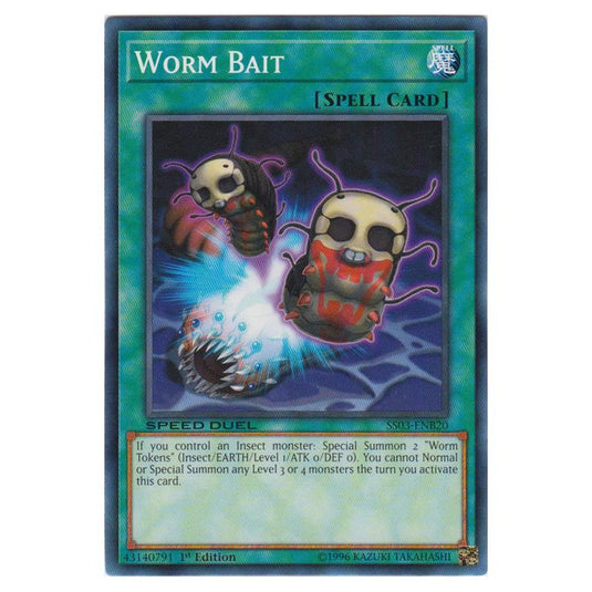 Yu-Gi-Oh! - Speed Duel Starter Decks - Ultimate Predators - Worm Bait (Common) SS03-ENB20