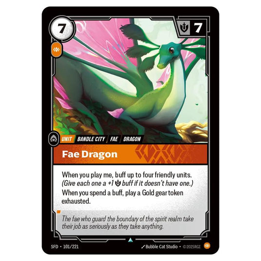 Riftbound: League of Legends TCG - Spiritforged - Fae Dragon - 101/221
