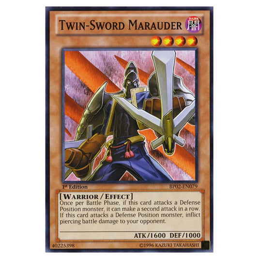 Yu-Gi-Oh! - Battle Pack 2 - War of the Giants - Twin-Sword Marauder (Common) BP02-EN079
