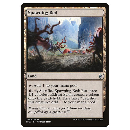 Magic The Gathering - Battle For Zendikar - Spawning Bed - 248/274 (Foil)