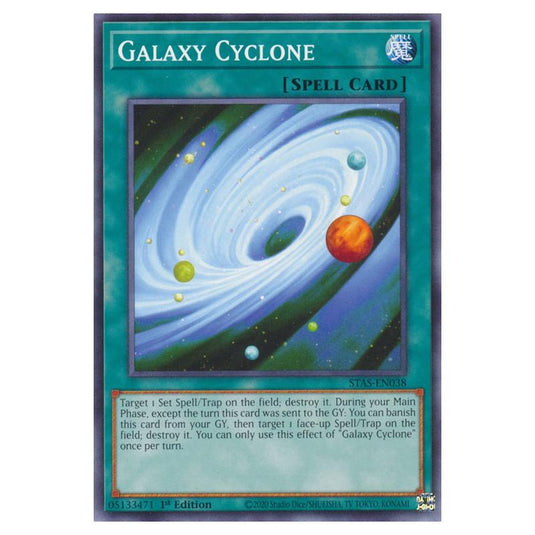 Yu-Gi-Oh! - 2-Player Starter Set - Galaxy Cyclone (Common) STAS-EN038