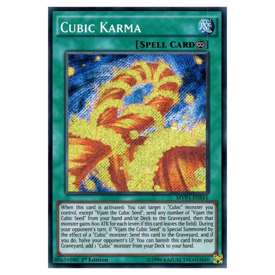 Yu-Gi-Oh! - Yu-Gi-Oh! The Dark Side of Dimensions Movie Pack Secret Edition - Cubic Karma (Secret Rare) MVP1-ENS41