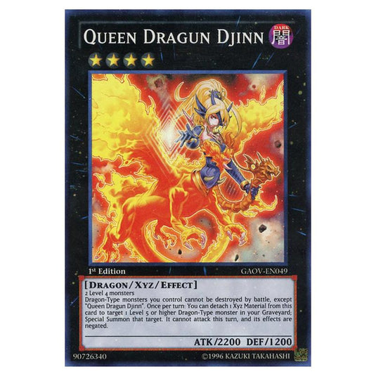 Yu-Gi-Oh! - Galactic Overlord - Queen Dragun Djinn (Super Rare) GAOV-EN049