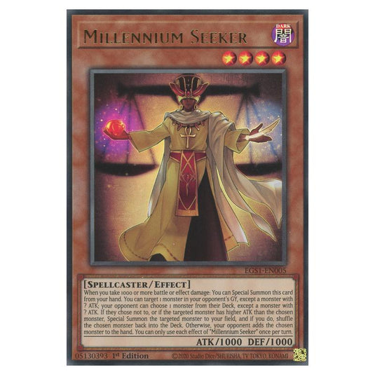 Yu-Gi-Oh! - Egyptian God Deck - Slifer the Sky Dragon - Millennium Seeker (Ultra Rare) EGS1-EN005