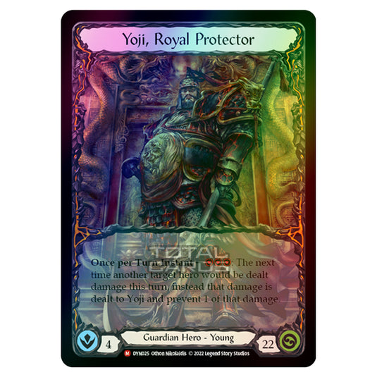 Flesh & Blood - Dynasty - Yoji, Royal Protector (Rainbow Foil) - DYN025-RF