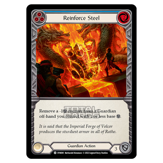 Flesh & Blood - Dynasty - Reinforce Steel (Blue) - DYN041
