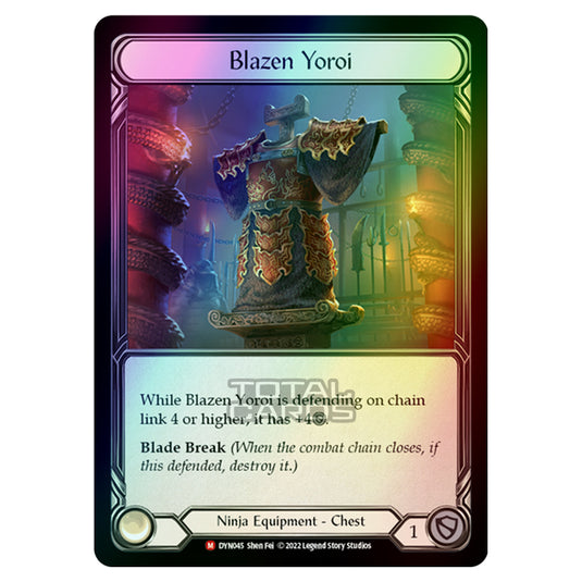 Flesh & Blood - Dynasty - Blazen Yoroi (Rainbow Foil) - DYN045-RF