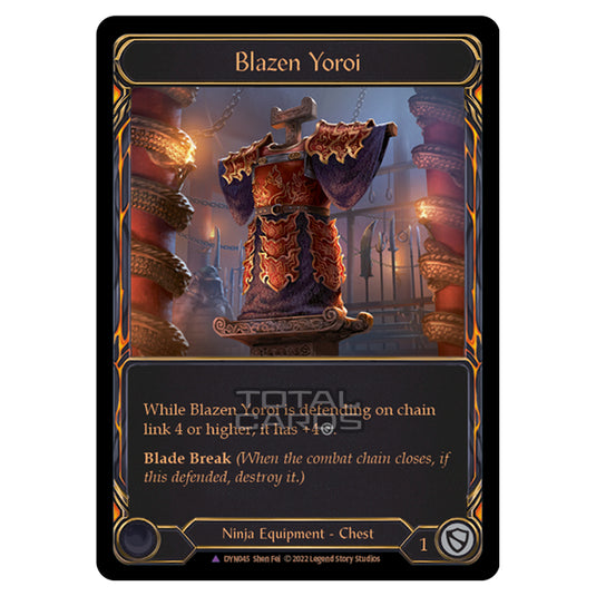 Flesh & Blood - Dynasty - Blazen Yoroi (Cold Foil) - DYN045-CF