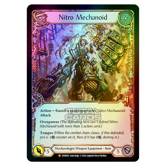 Flesh & Blood - Dynasty - Nitro Mechanoid (Rainbow Foil) - DYN092-RF