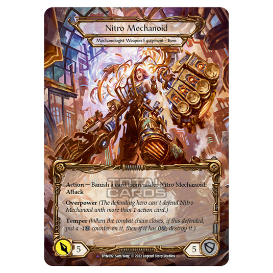Flesh & Blood - Dynasty - Nitro Mechanoid (Extended Art Rainbow Foil) - DYN092-EA
