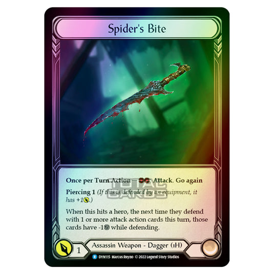 Flesh & Blood - Dynasty - Spider's Bite (Cold Foil) - DYN115-CF