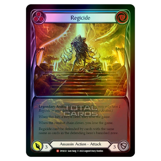 Flesh & Blood - Dynasty - Regicide (Extended Art Rainbow Foil) - DYN121-EA