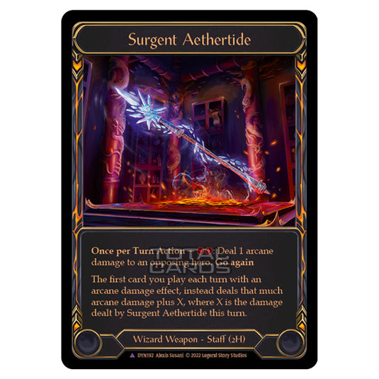 Flesh & Blood - Dynasty - Surgent Aethertide (Cold Foil) - DYN192-MVL