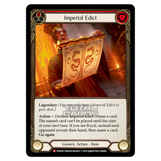 Flesh & Blood - Dynasty - Imperial Edict - DYN240