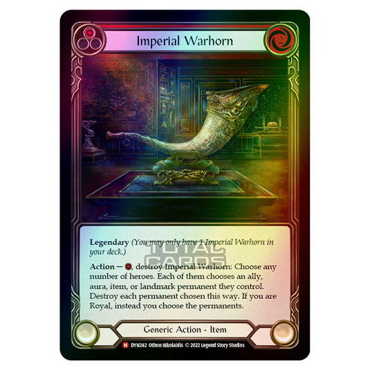Flesh & Blood - Dynasty - Imperial Warhorn (Rainbow Foil) - DYN242-RF