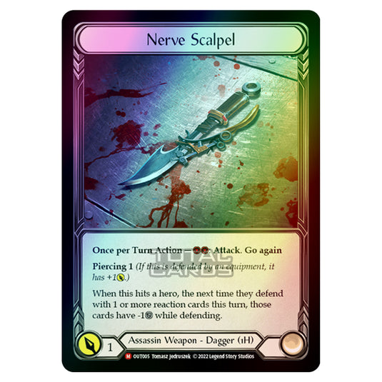 Flesh & Blood - Outsiders - Nerve Scalpel (Rainbow Foil) - OUT005