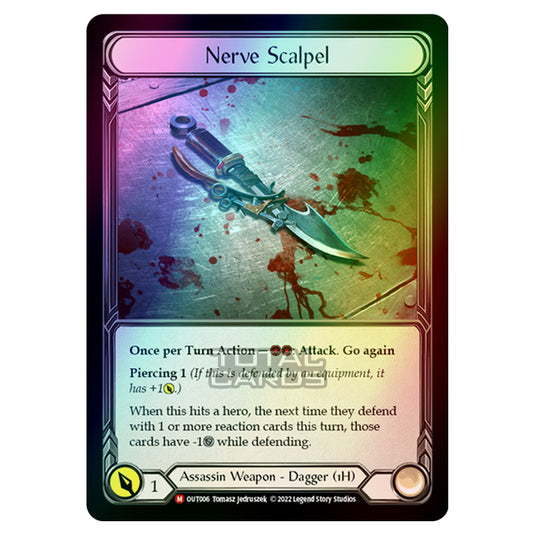 Flesh & Blood - Outsiders - Nerve Scalpel (Rainbow Foil) - OUT006