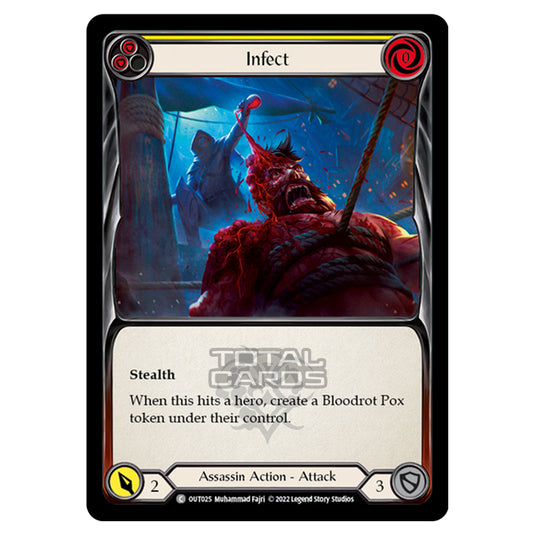 Flesh & Blood - Outsiders - Infect (Yellow) - OUT025