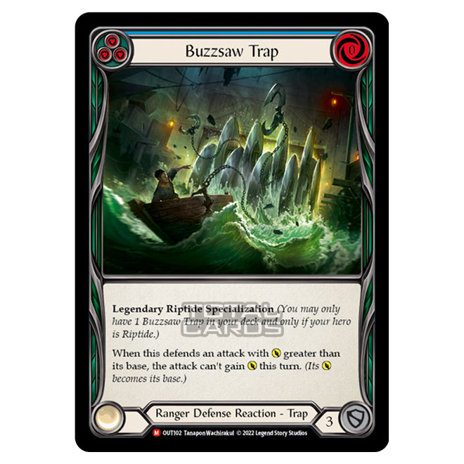 flesh and blood trap cards Flesh & Blood - Outsiders - Buzzsaw Trap