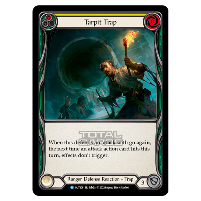 flesh and blood trap cards Flesh & Blood - Outsiders - Tarpit Trap (Yellow)