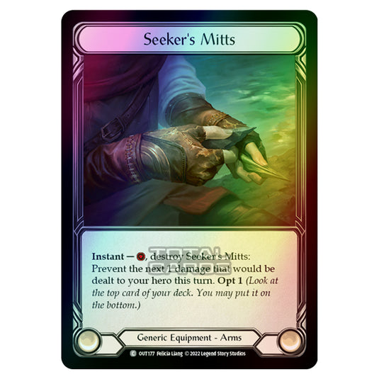 Flesh & Blood - Outsiders - Seeker's Mitts (Cold Foil) - OUT177