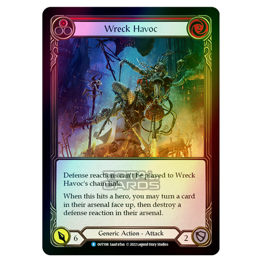 Flesh & Blood - Outsiders - Wreck Havoc (Red) (Rainbow Foil) - OUT198