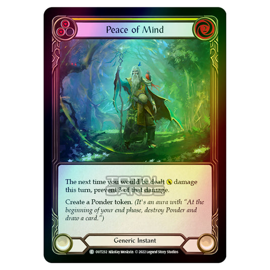 Flesh & Blood - Outsiders - Peace of Mind (Yellow) (Rainbow Foil) - OUT232