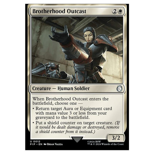 Magic The Gathering - Fallout - Brotherhood Outcast - 12