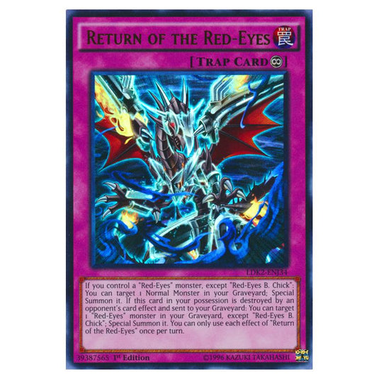 Yu-Gi-Oh! - Legendary Decks II - Return of the Red-Eyes (Ultra Rare) LDK2-ENJ34