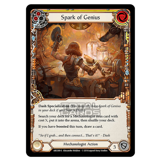 Flesh & Blood - Arcane Rising - Spark of Genius (Super rare) - ARC009