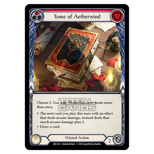 Flesh & Blood - Arcane Rising - Tome of Aetherwind (Super rare) - ARC122