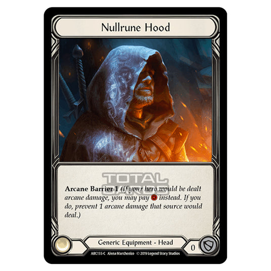 Flesh & Blood - Arcane Rising - Nullrune Hood (Common) - ARC155