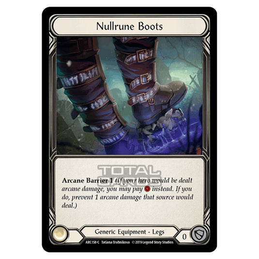 Flesh & Blood - Arcane Rising - Nullrune Boots (Common) - ARC158
