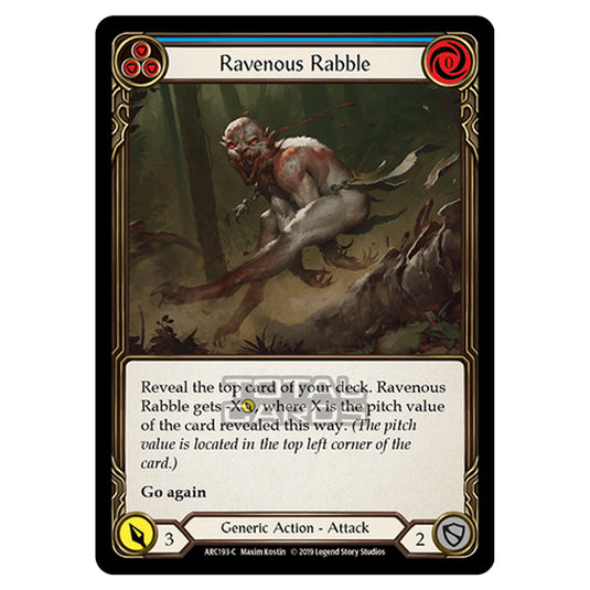 Flesh & Blood - Arcane Rising - Ravenous Rabble (Common) - ARC193