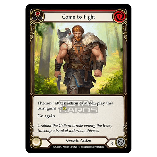 Flesh & Blood - Arcane Rising - Come to Fight (Common) - ARC203