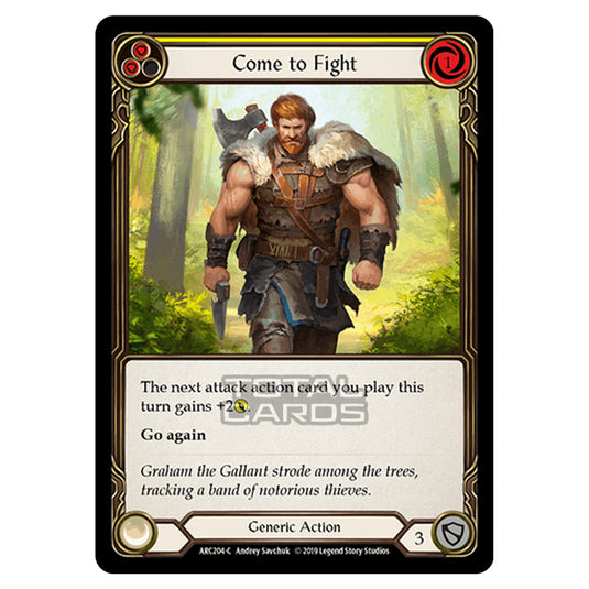 Flesh & Blood - Arcane Rising - Come to Fight (Common) - ARC204