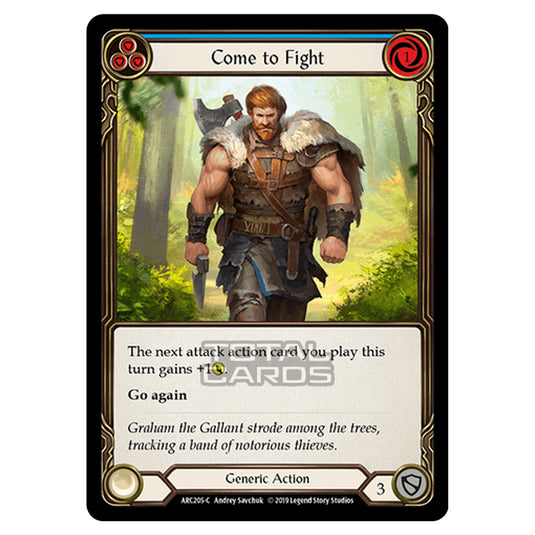 Flesh & Blood - Arcane Rising - Come to Fight (Common) - ARC205