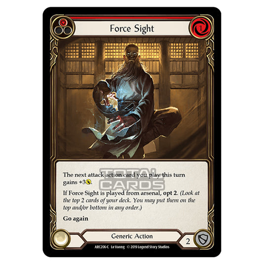 Flesh & Blood - Arcane Rising - Force Sight (Common) - ARC206