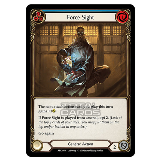 Flesh & Blood - Arcane Rising - Force Sight (Common) - ARC208