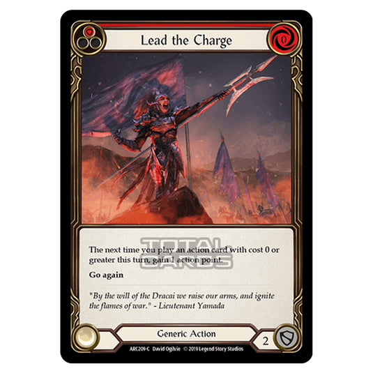 Flesh & Blood - Arcane Rising - Lead the Charge (Common) - ARC209 (Rainbow Foil)