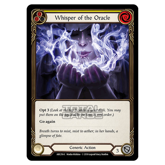 Flesh & Blood - Arcane Rising - Whisper of the Oracle (Common) - ARC216
