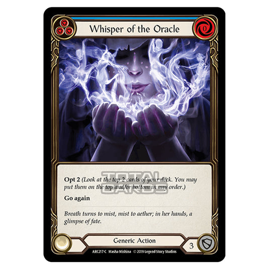 Flesh & Blood - Arcane Rising - Whisper of the Oracle (Common) - ARC217