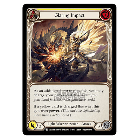 Flesh & Blood - Dusk Till Dawn - Glaring Impact (Yellow) - DTD064