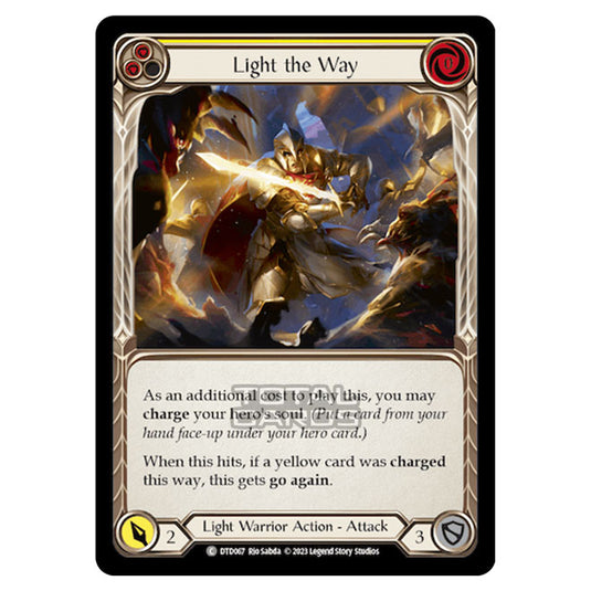 Flesh & Blood - Dusk Till Dawn - Light the Way (Yellow) - DTD067