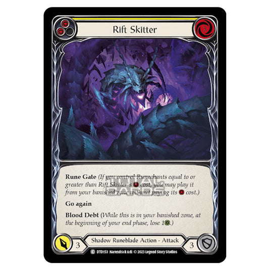 Flesh & Blood - Dusk Till Dawn - Rift Skitter (Yellow) - DTD153