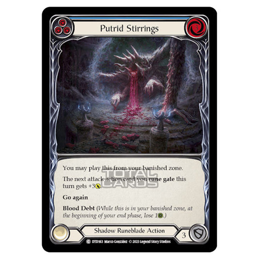 Flesh & Blood - Dusk Till Dawn - Putrid Stirrings (Blue) - DTD163