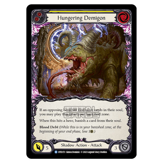 Flesh & Blood - Dusk Till Dawn - Hungering Demigon (Yellow) - DTD173