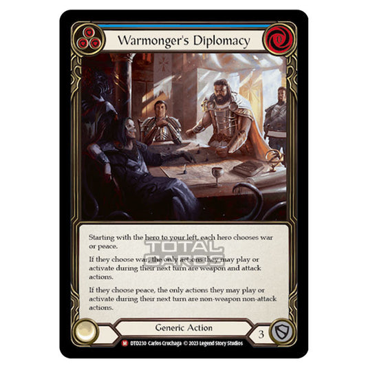 Flesh & Blood - Dusk Till Dawn - Warmonger's Diplomacy - DTD230