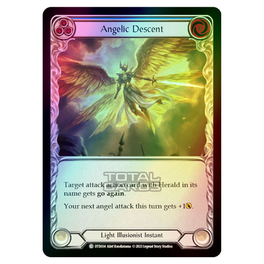 Flesh & Blood - Dusk Till Dawn - Angelic Descent (Blue) (Rainbow Foil) - DTD034