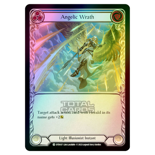 Flesh & Blood - Dusk Till Dawn - Angelic Wrath (Blue) (Rainbow Foil) - DTD037